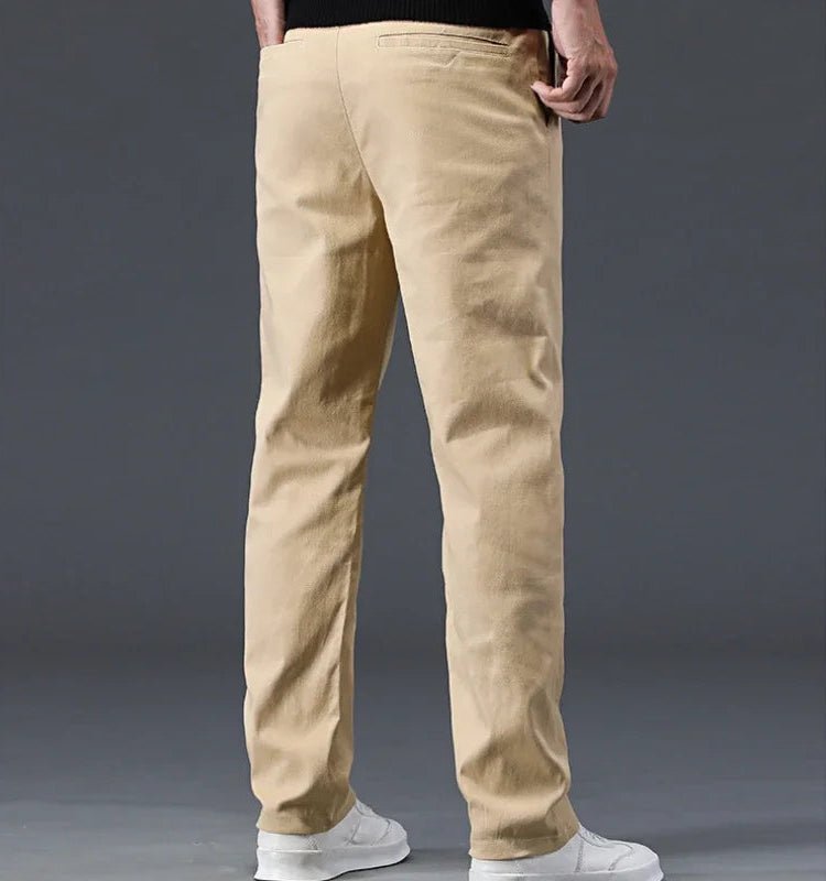 Pure cotton casual chinos - Antonios