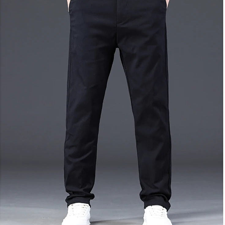 Pure cotton casual chinos - Antonios