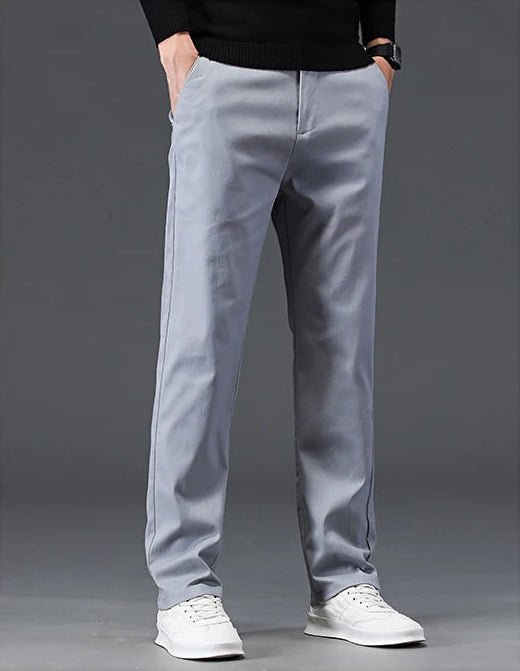 Pure cotton casual chinos - Antonios