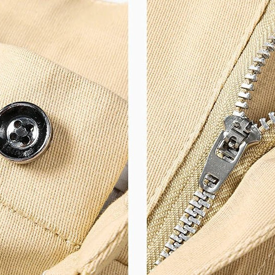 Pure cotton casual chinos - Antonios