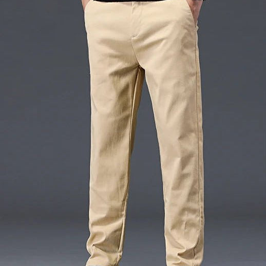 Pure cotton casual chinos - Antonios