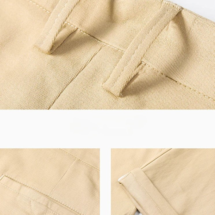 Pure cotton casual chinos - Antonios