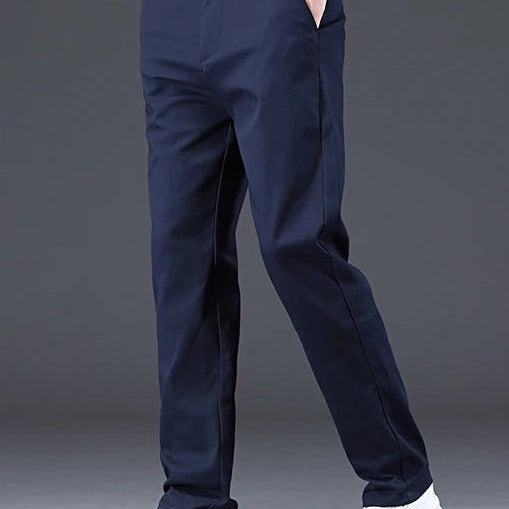 Pure cotton casual chinos - Antonios