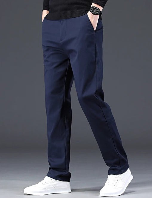 Pure cotton casual chinos - Antonios