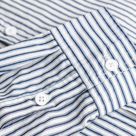 Pure cotton classic shirt with stripes - Antonios