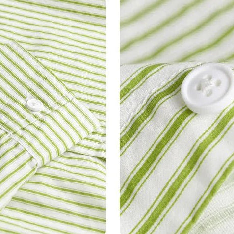 Pure cotton classic shirt with stripes - Antonios