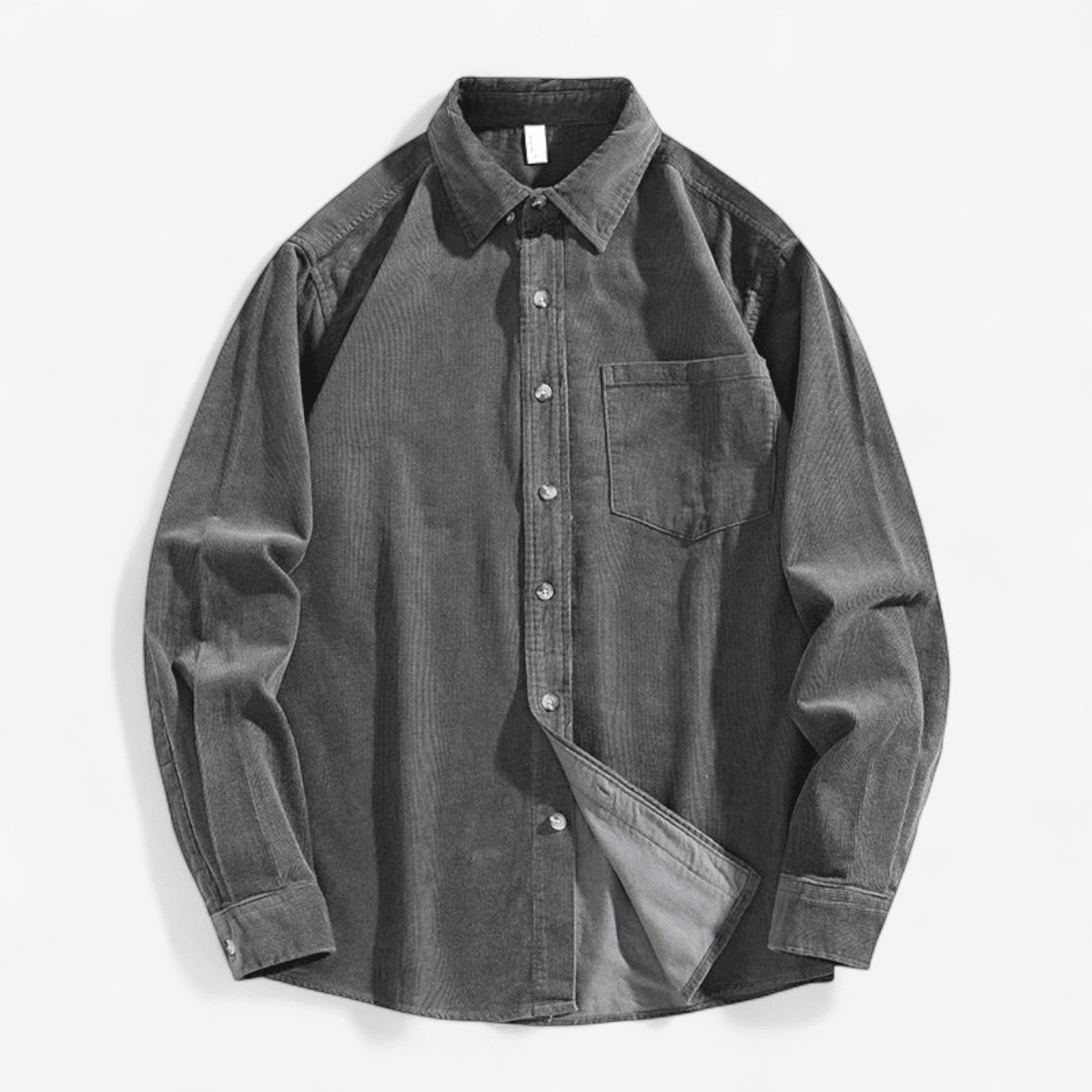 Pure Cotton Corduroy American Shirt - Antonios