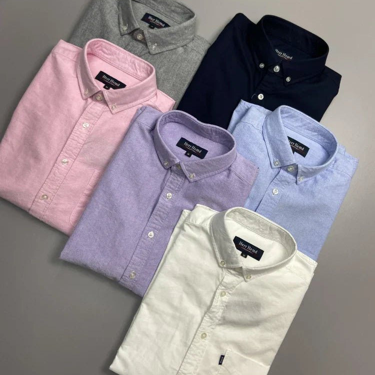 Pure Cotton Oxford Business Shirt - Antonios