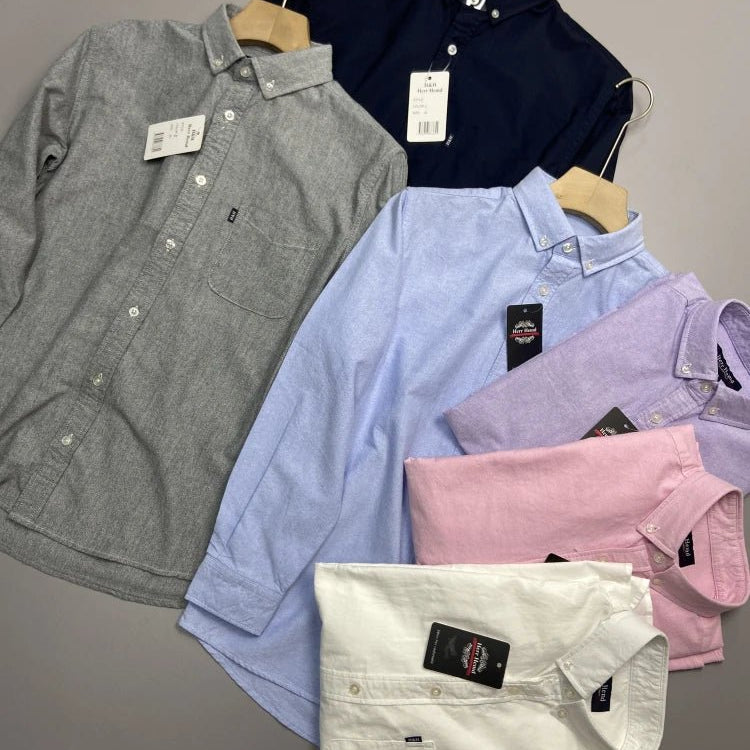 Pure Cotton Oxford Business Shirt - Antonios