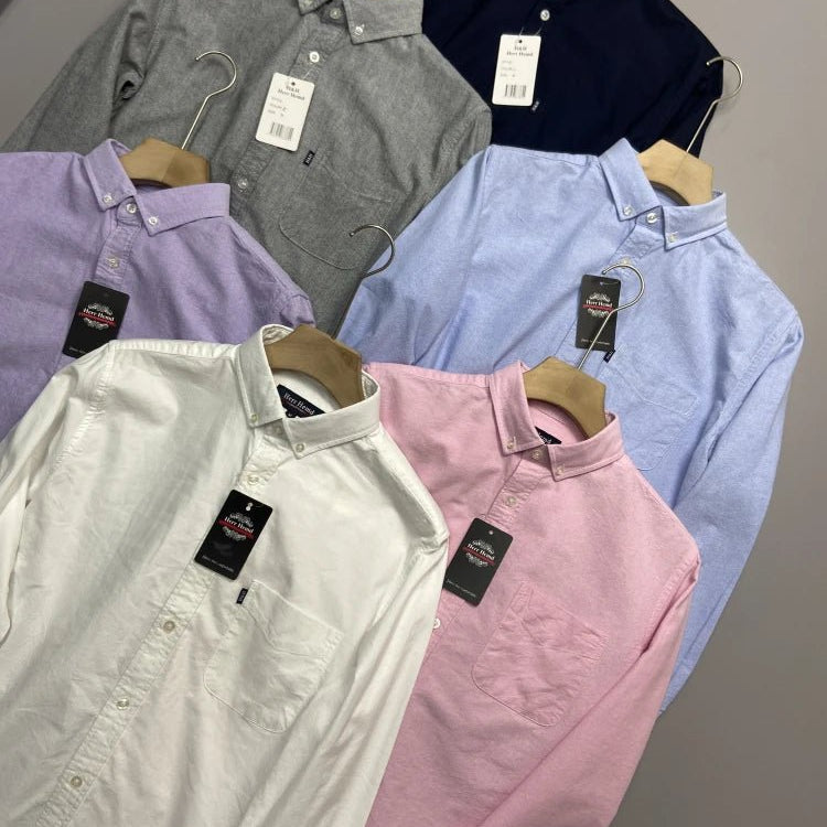 Pure Cotton Oxford Business Shirt - Antonios