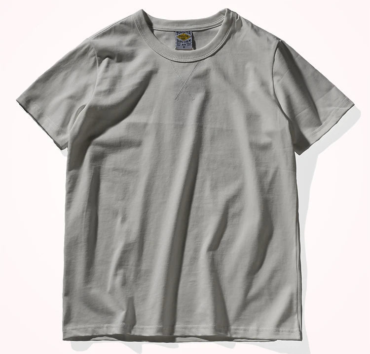 Pure cotton round collar summer t-shirt - Antonios