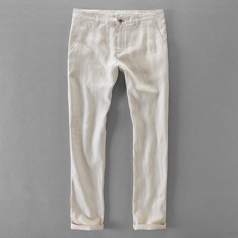 Pure Linen casual pants - Antonios