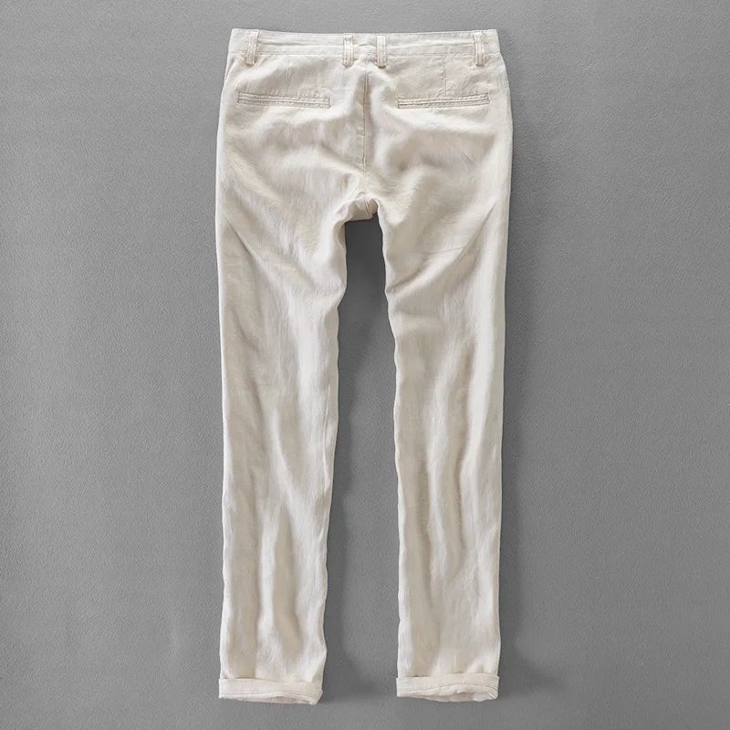Pure Linen casual pants - Antonios