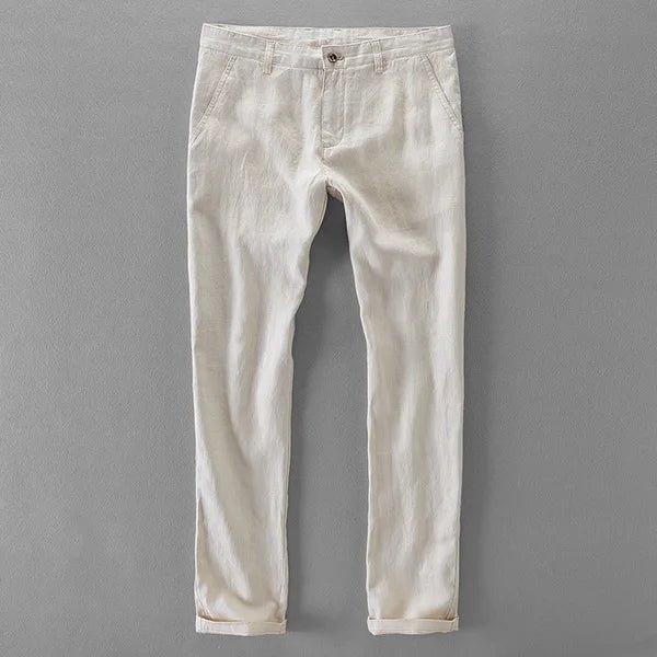 Pure Linen casual pants - Antonios