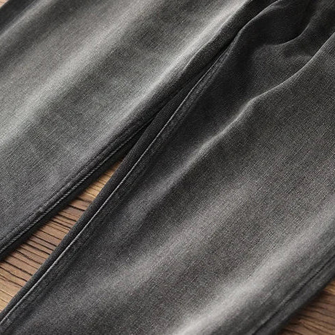 Retro 80s washed denim jeans - Antonios