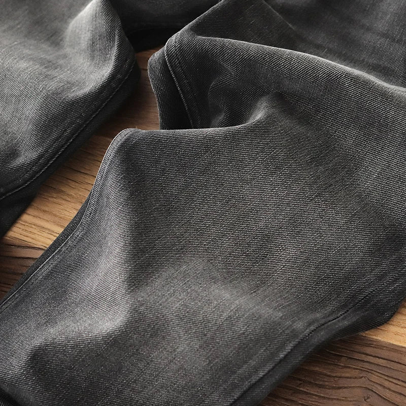 Retro 80s washed denim jeans - Antonios