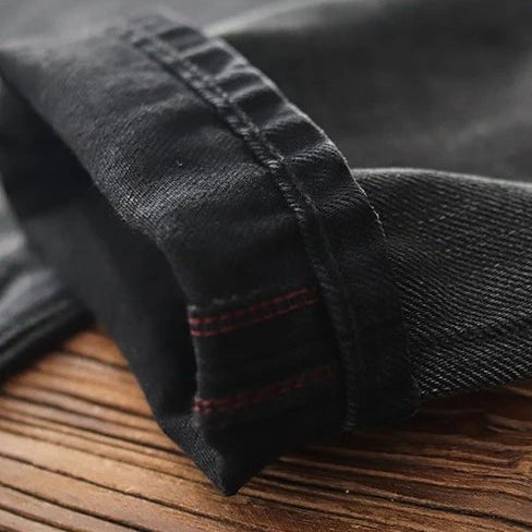 Retro 80s washed denim jeans - Antonios