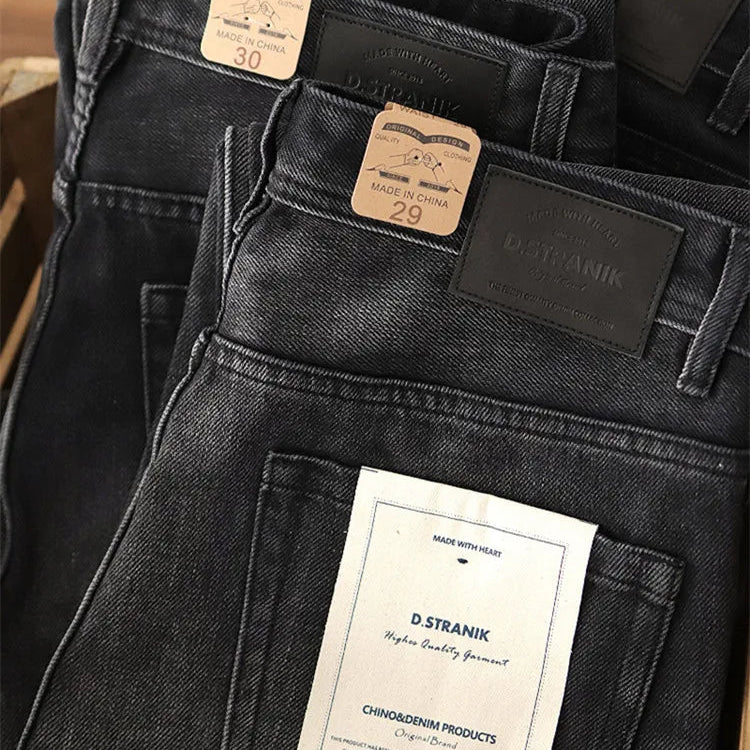 Retro 80s washed denim jeans - Antonios