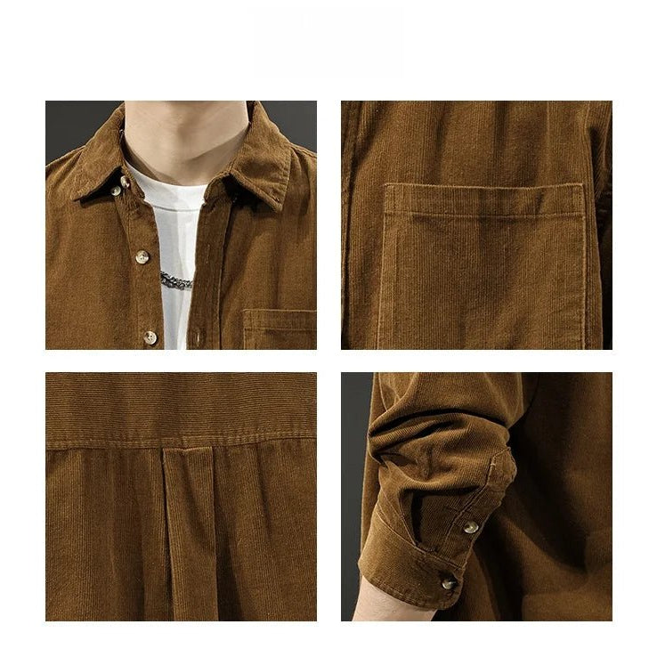 Retro american long sleeve shirt - Antonios