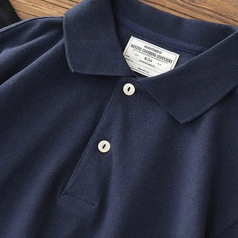 Retro autumn casual t-shirt polo - Antonios