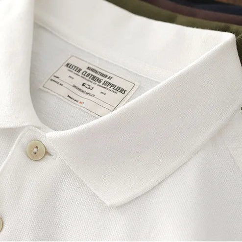 Retro autumn casual t-shirt polo - Antonios