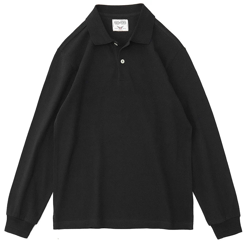 Retro autumn casual t-shirt polo - Antonios