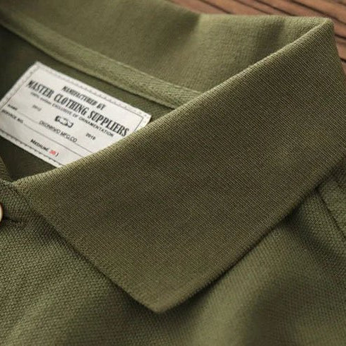 Retro autumn casual t-shirt polo - Antonios