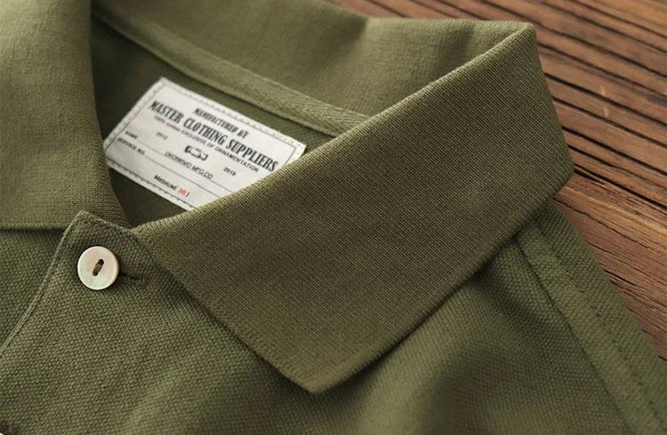 Retro autumn casual t-shirt polo - Antonios