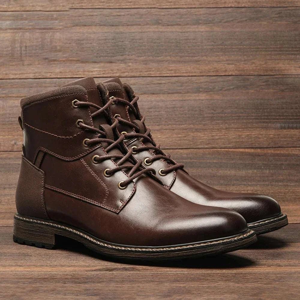 Retro british leather boots - Antonios