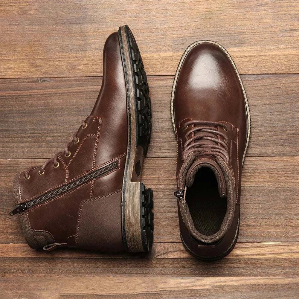 Retro british leather boots - Antonios