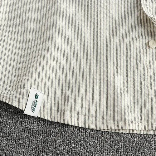 Retro casual double pockets shirt - Antonios