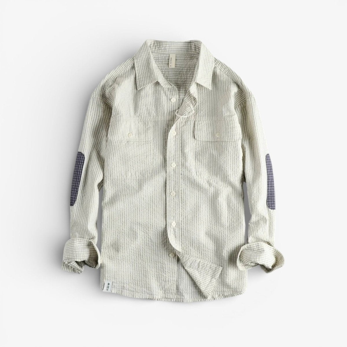 Retro casual double pockets shirt - Antonios