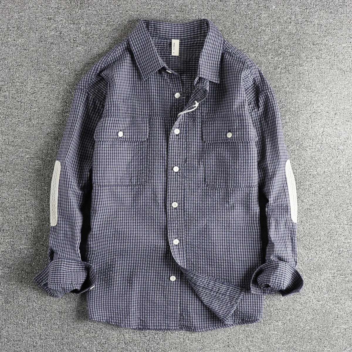 Retro casual double pockets shirt - Antonios