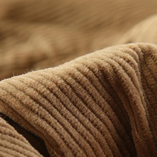 Retro corduroy straight pants - Antonios