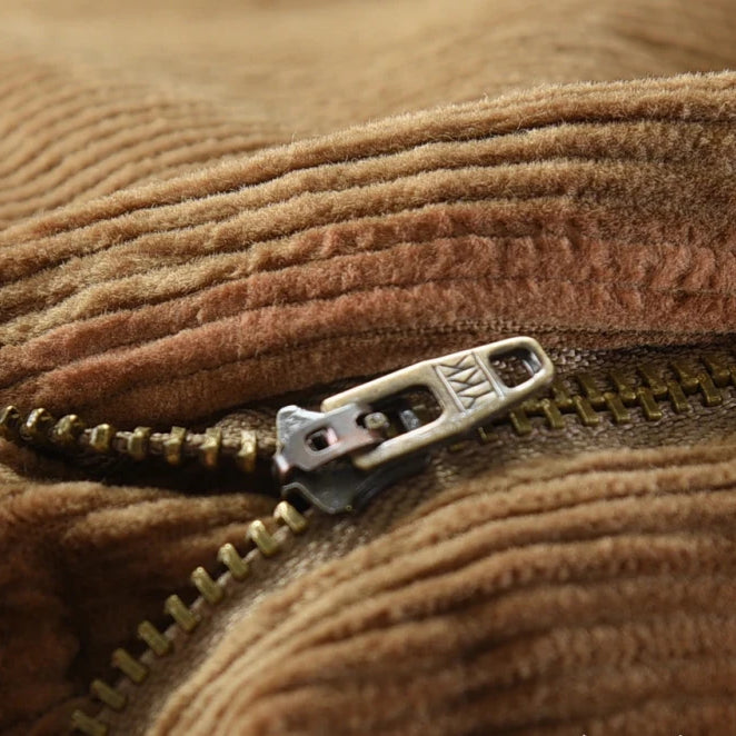 Retro corduroy straight pants - Antonios