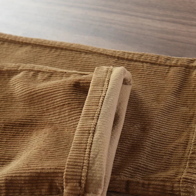 Retro corduroy straight pants - Antonios