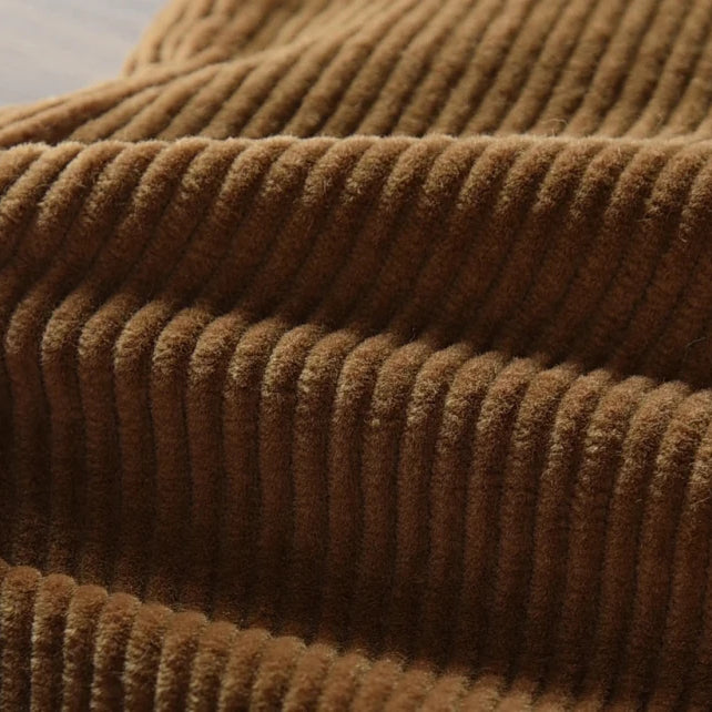 Retro corduroy straight pants - Antonios