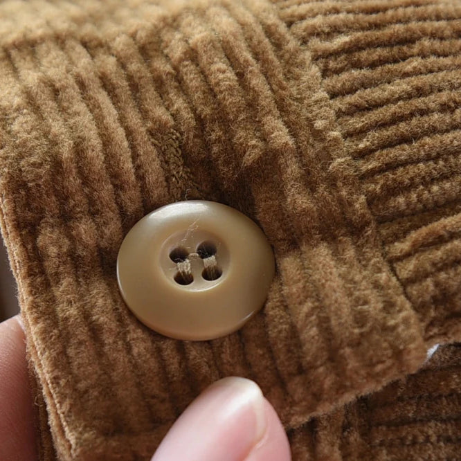 Retro corduroy straight pants - Antonios