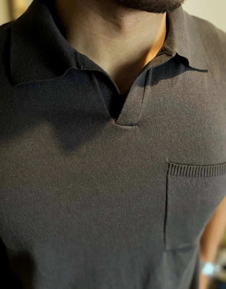 Retro elegant summer polo t-shirt - Antonios