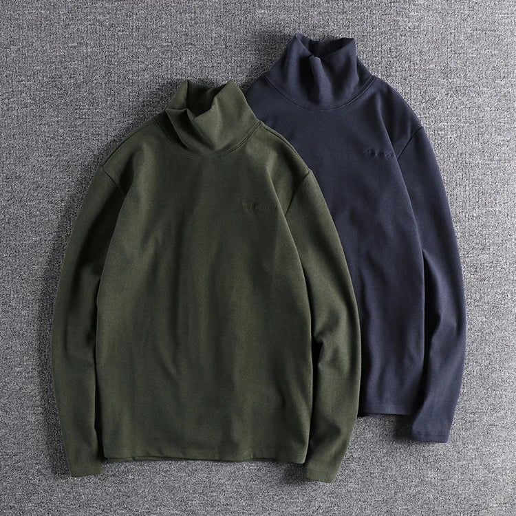 Retro long sleeve turtleneck sweater - Antonios