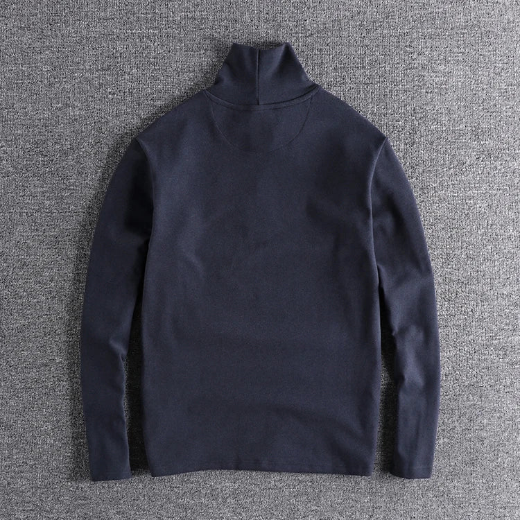 Retro long sleeve turtleneck sweater - Antonios