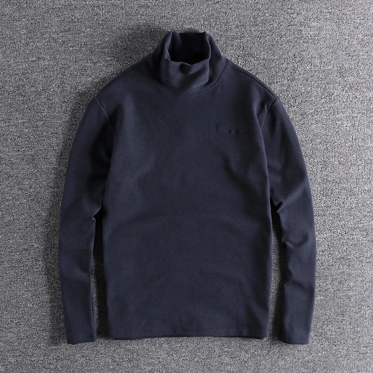 Retro long sleeve turtleneck sweater - Antonios