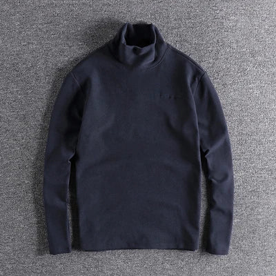 Retro long sleeve turtleneck sweater - Antonios