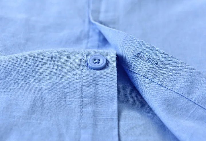 Retro loose fit casual spring shirt for casual outfit - Antonios