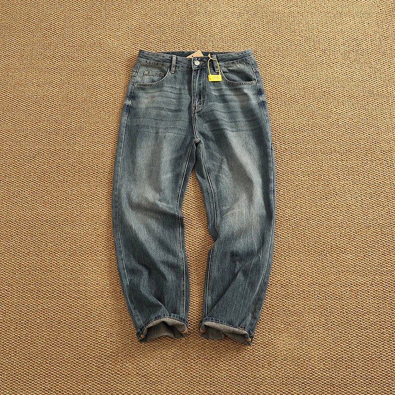 Retro loose straight cargo pants - Antonios