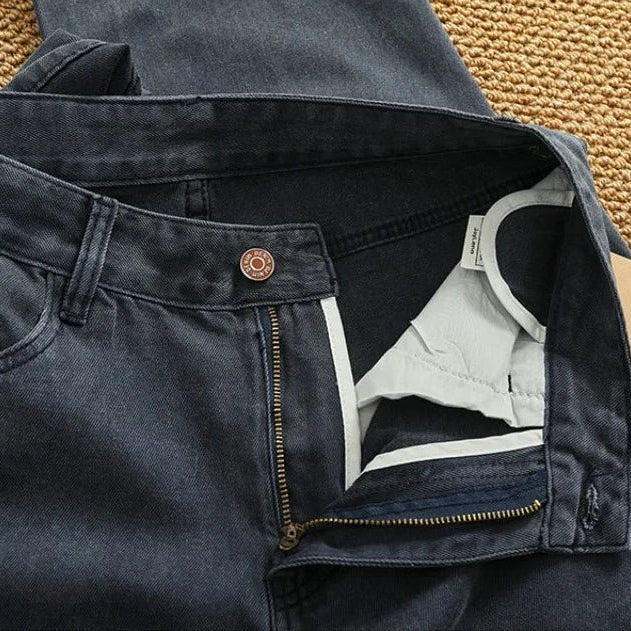 Retro loose straight cargo pants - Antonios