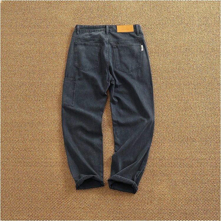 Retro loose straight cargo pants - Antonios