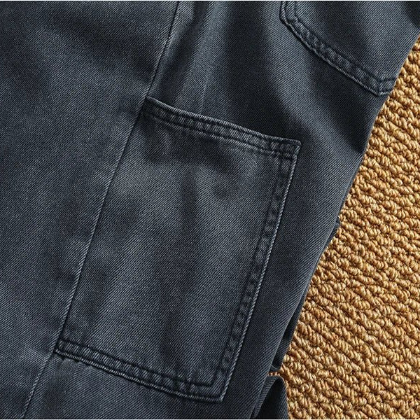 Retro loose straight cargo pants - Antonios