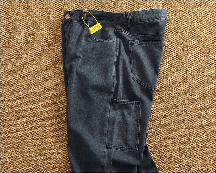 Retro loose straight cargo pants - Antonios