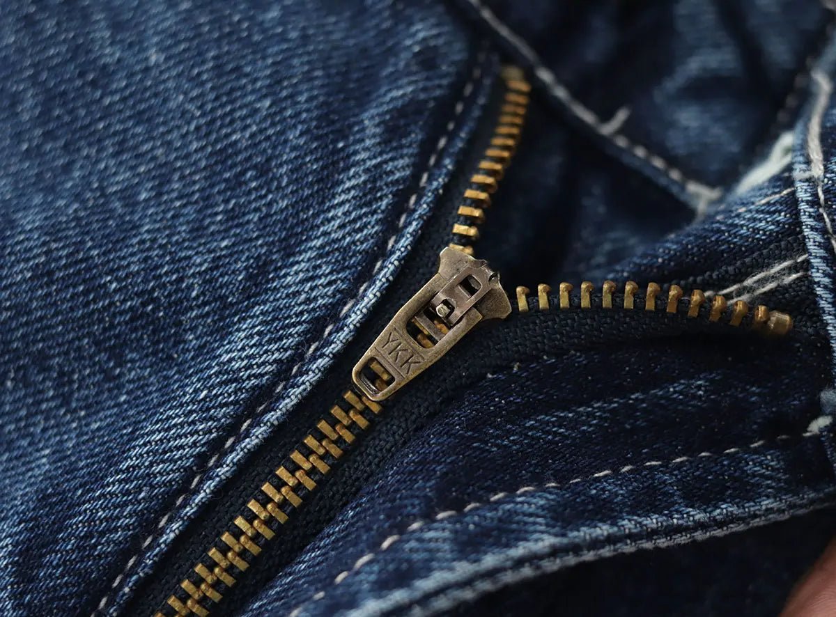 Retro office denim jeans - Antonios